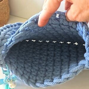 Beautiful Crochet handbags, unique design, durable material.